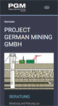 Mobile Screenshot of pgm-gmbh.org