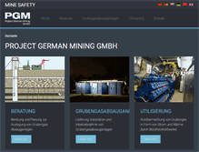 Tablet Screenshot of pgm-gmbh.org